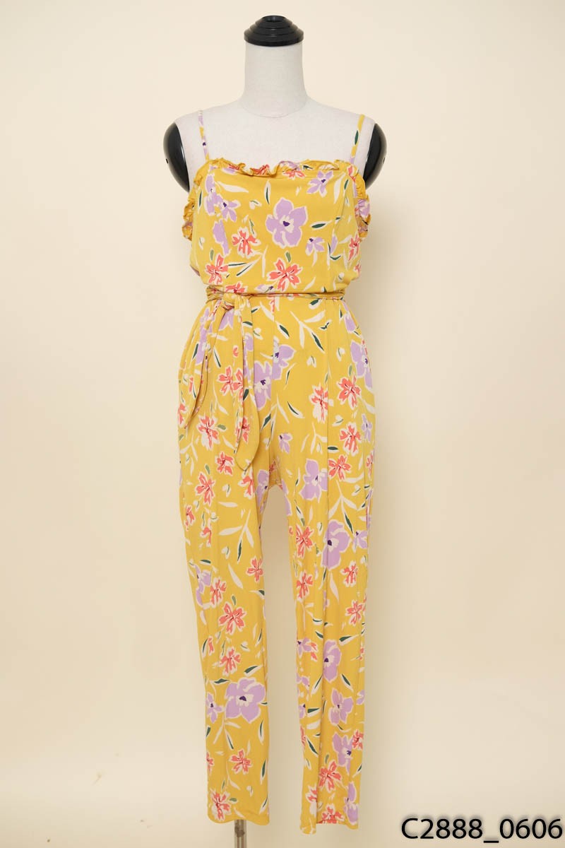 Jumpsuit vàng hoa