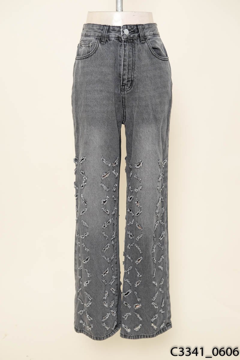 Quần jeans xám