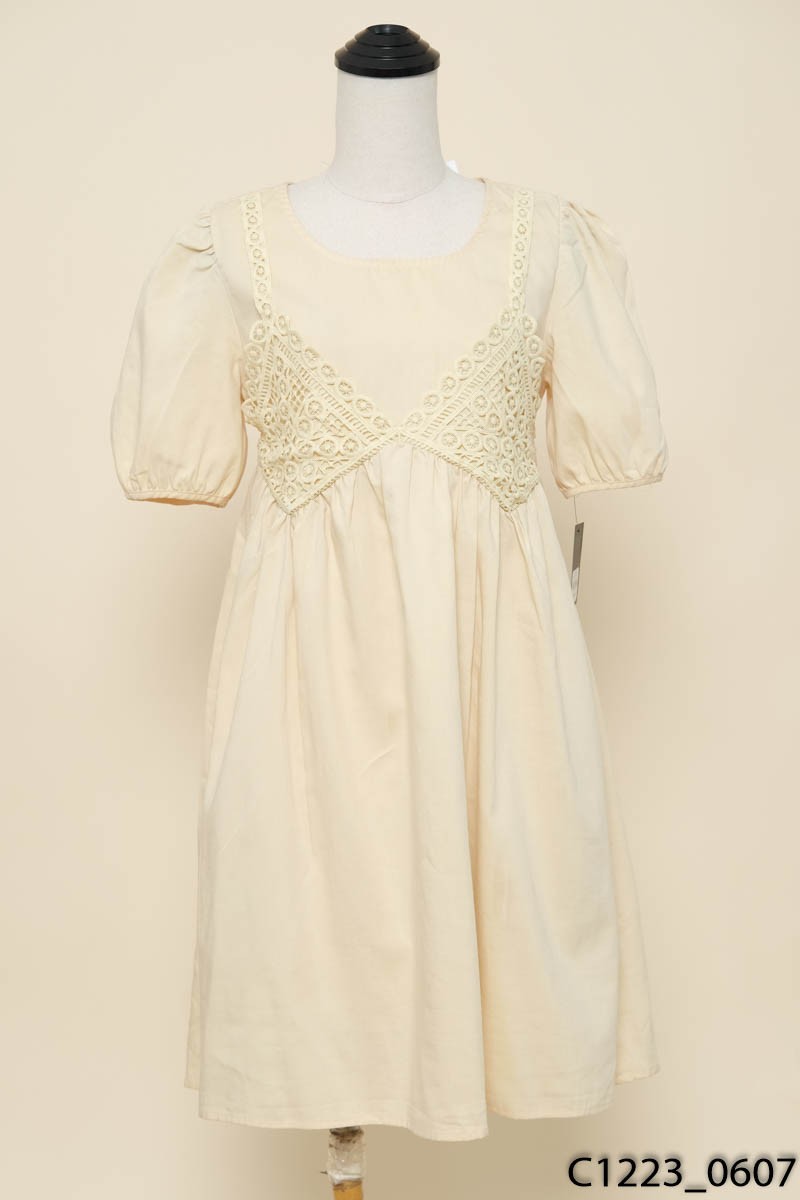 Đầm babydoll vàng