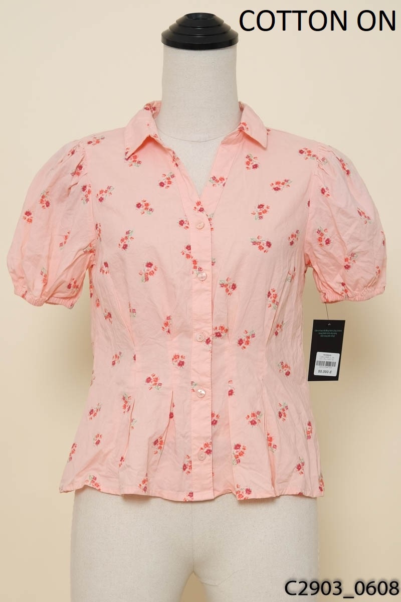 Áo kiểu hồng Cotton On