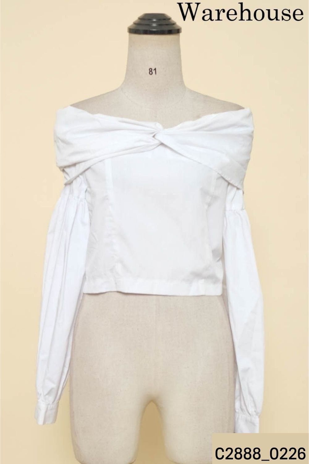Áo trắng trễ vai Warehouse New Tags