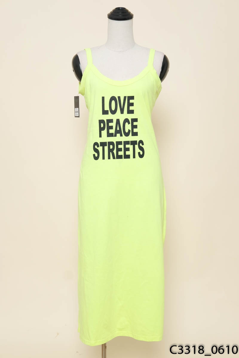Đầm xanh neon