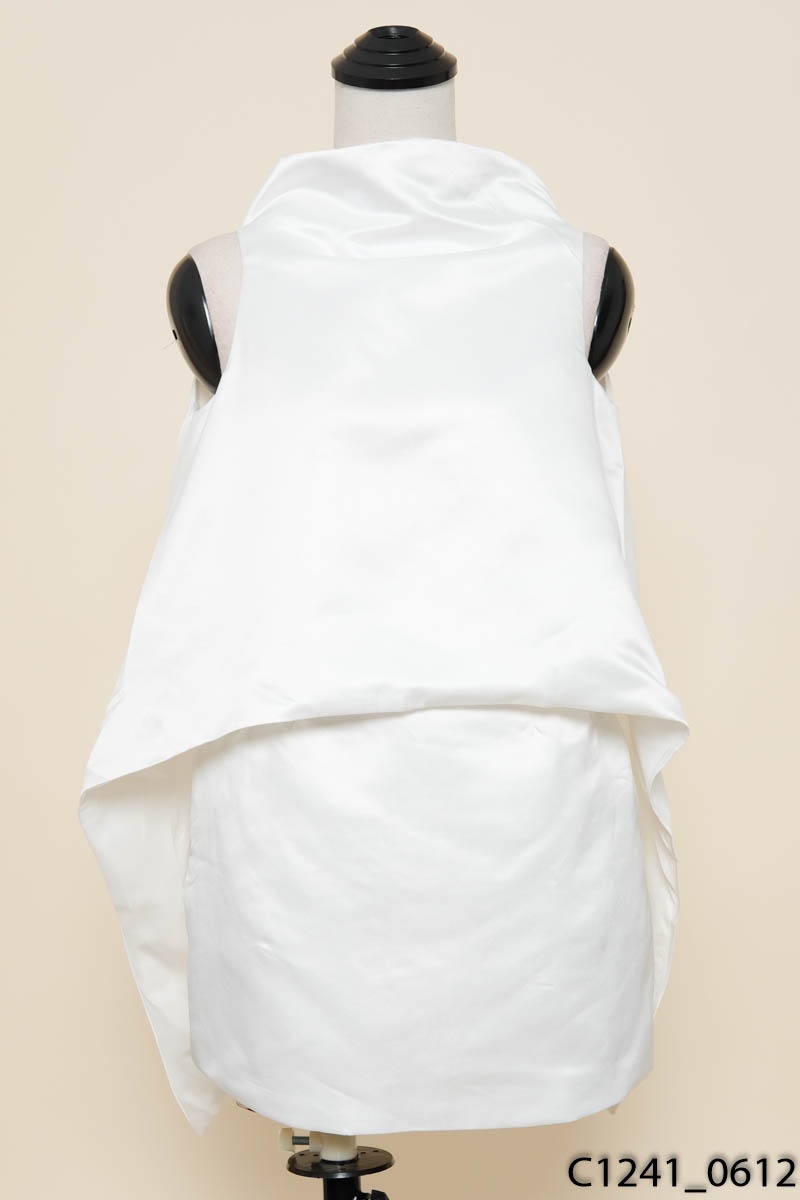 C&N FASHION - Set áo + chân váy trắng