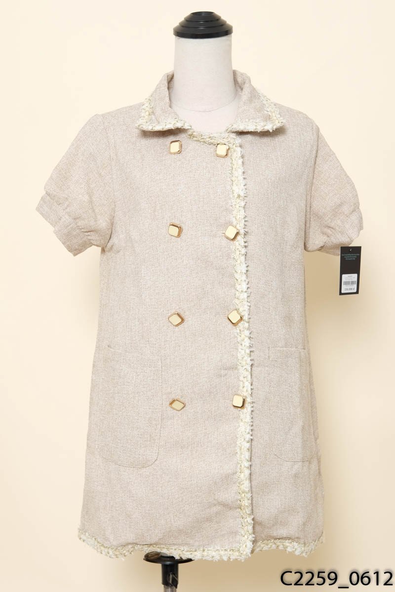 Đầm dạ be New Tags