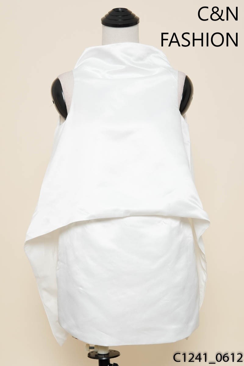 C&N FASHION - Set áo + chân váy trắng