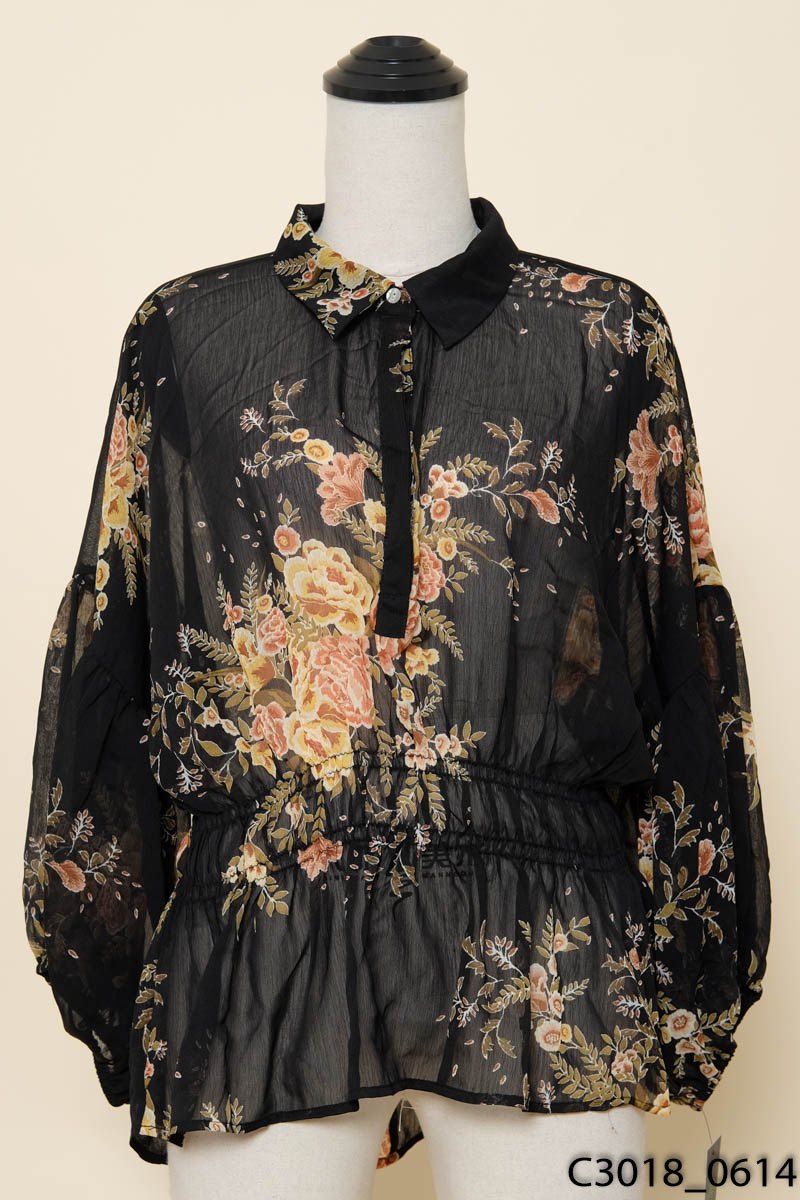 Áo đen hoa Forever 21