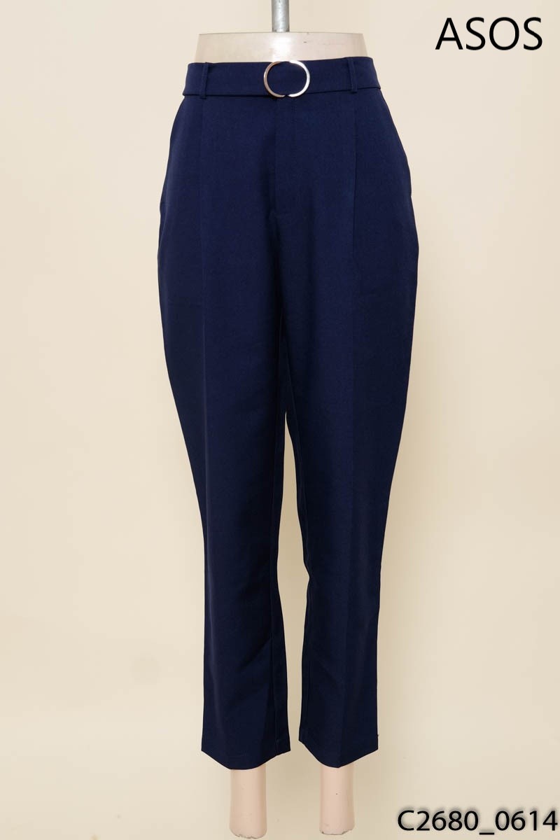 Quần xanh kèm đai ASOS