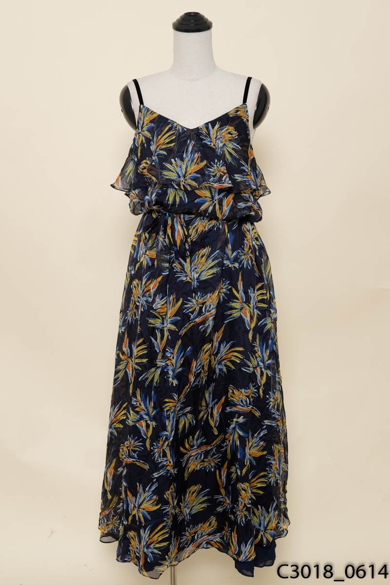 Đầm 2 dây lá xanh Eva De Eva New Tags