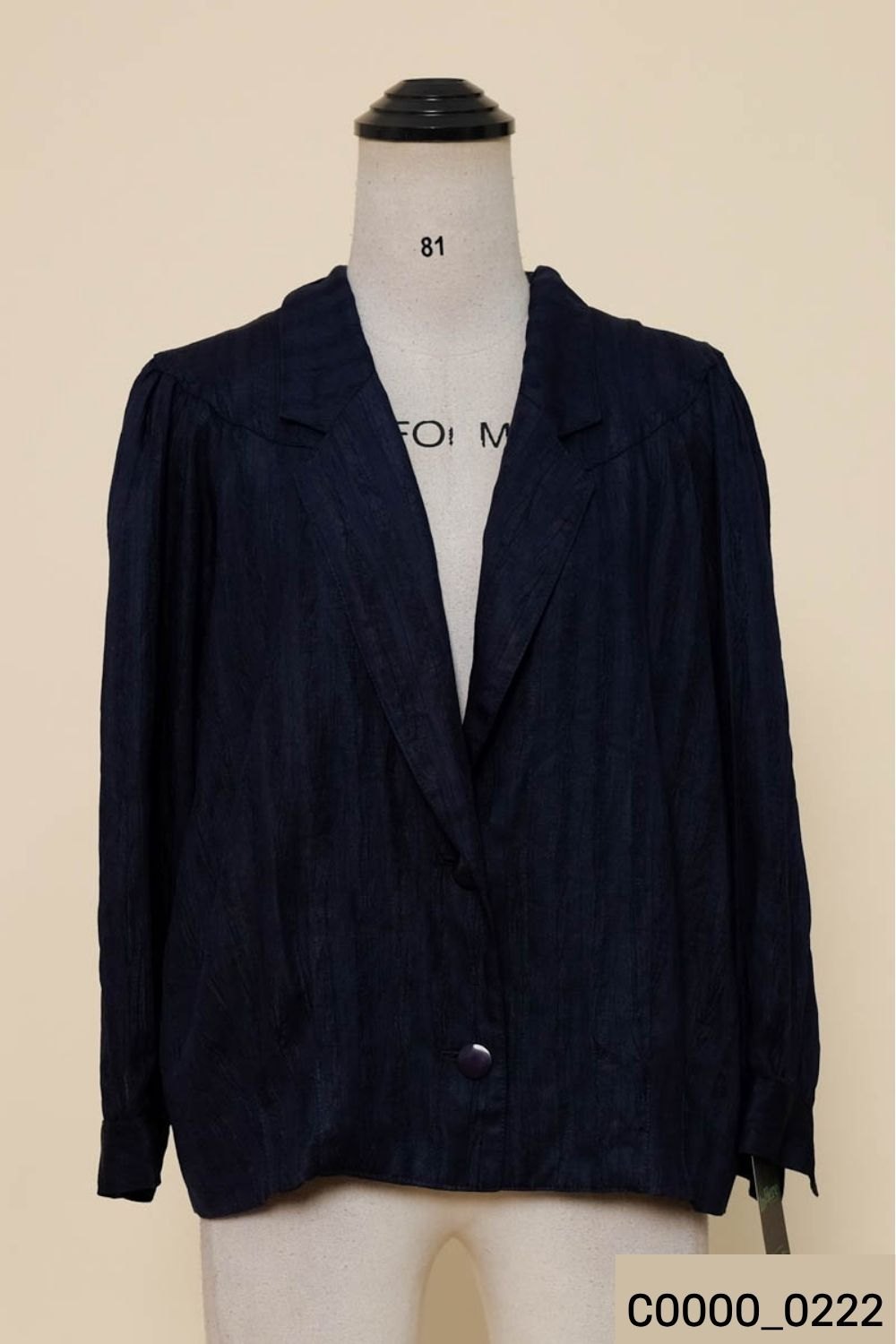 Áo khoác vest xanh than