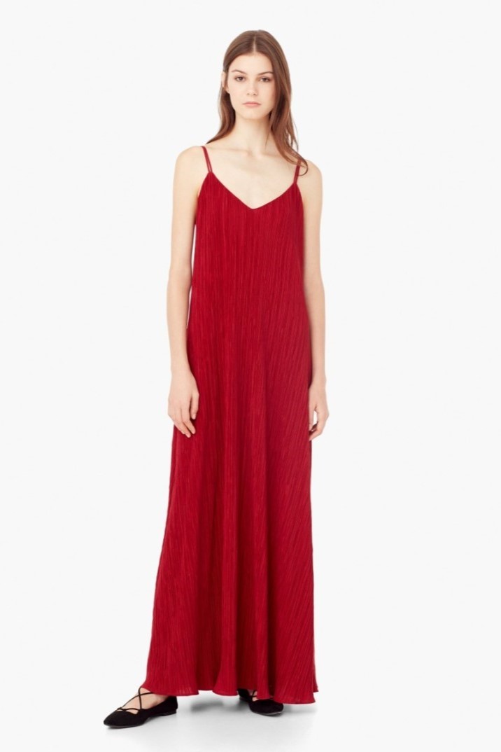 Đầm 2 dây đỏ Mango New Tags