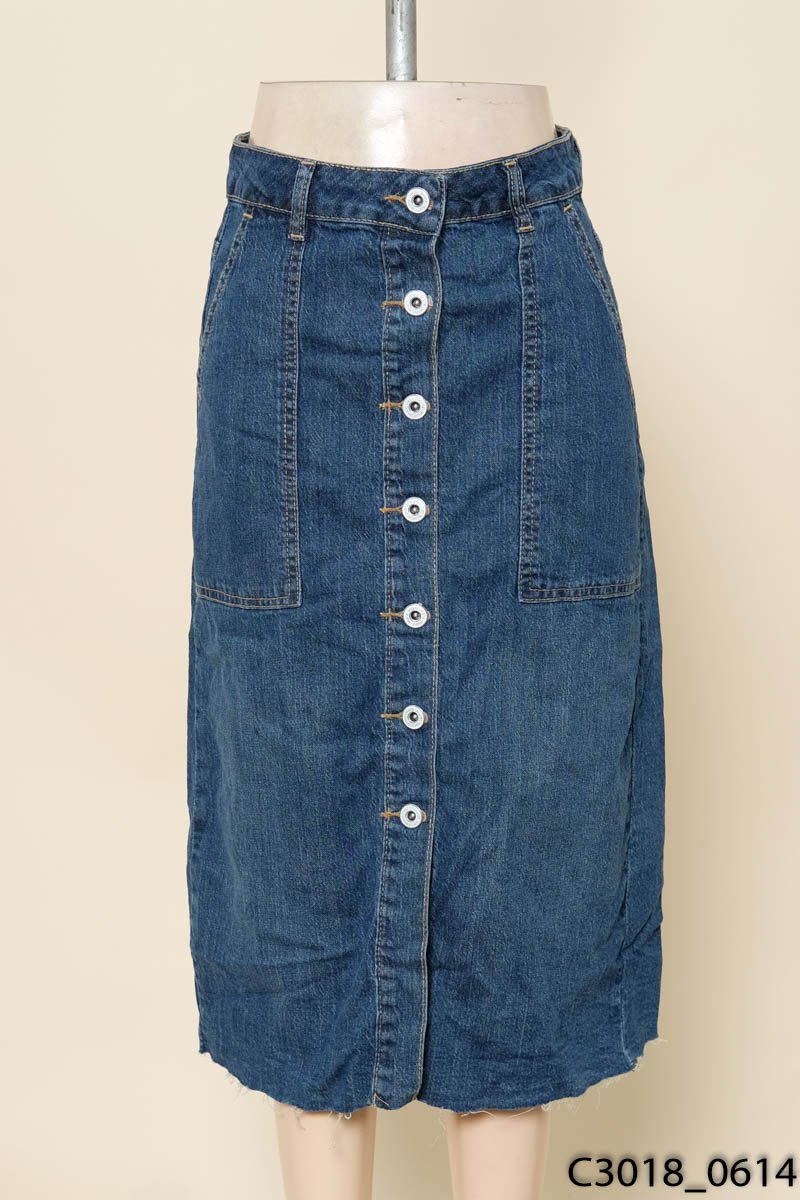 Chân váy jeans xanh Topshop