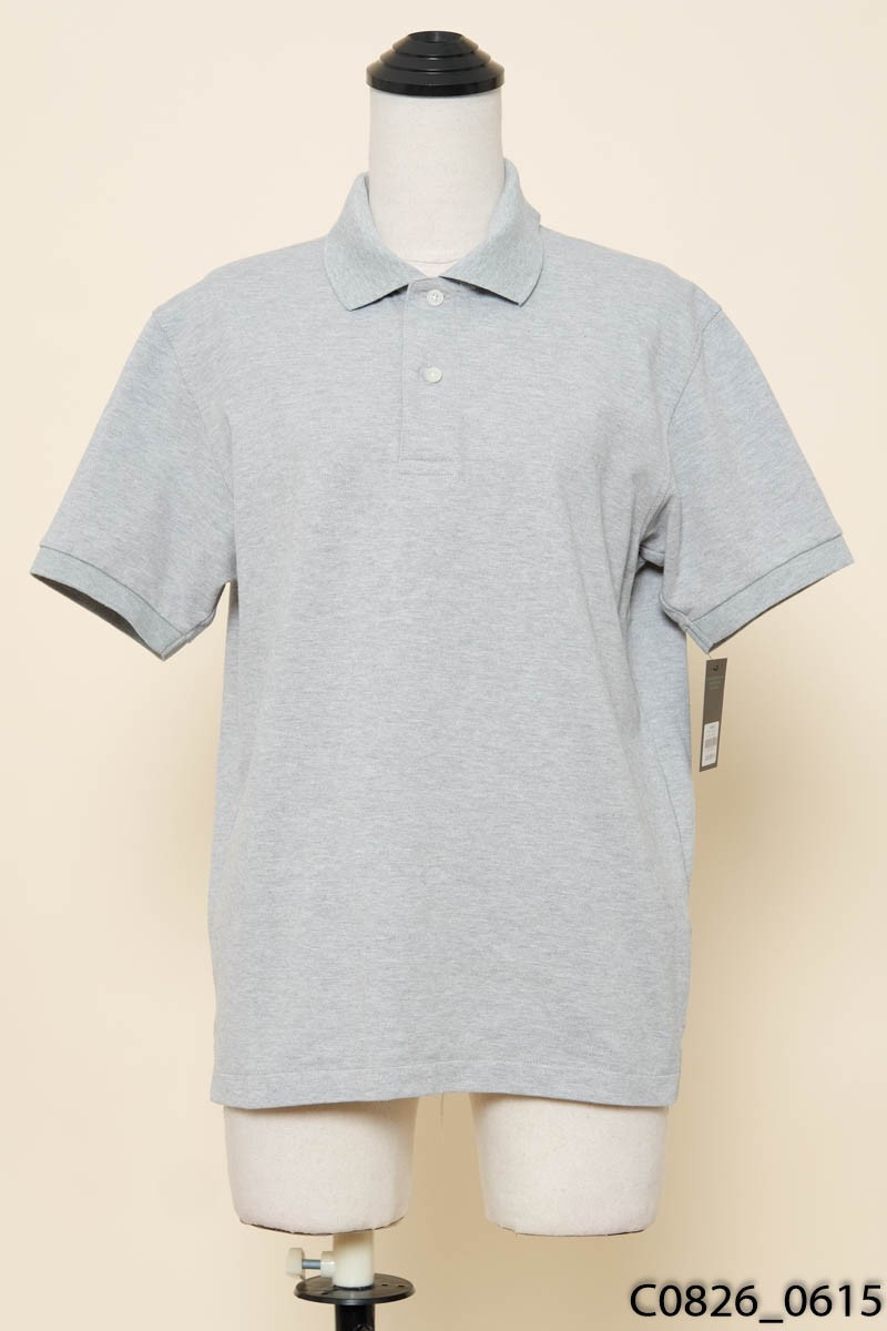 Áo polo xám Uniqlo