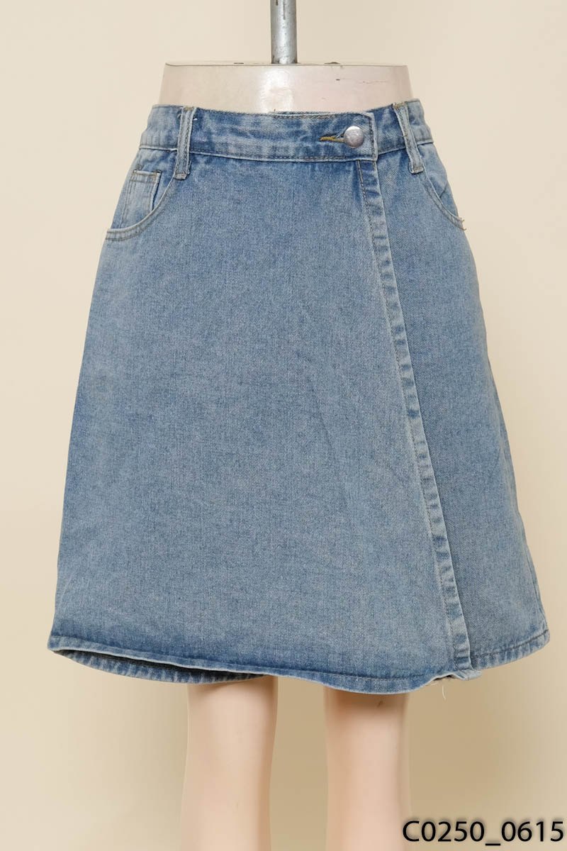 Quần jeans xanh lửng