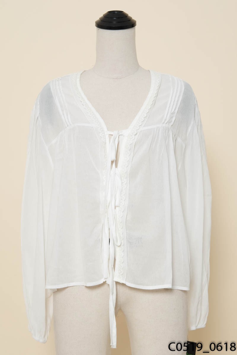 Áo babydoll trắng