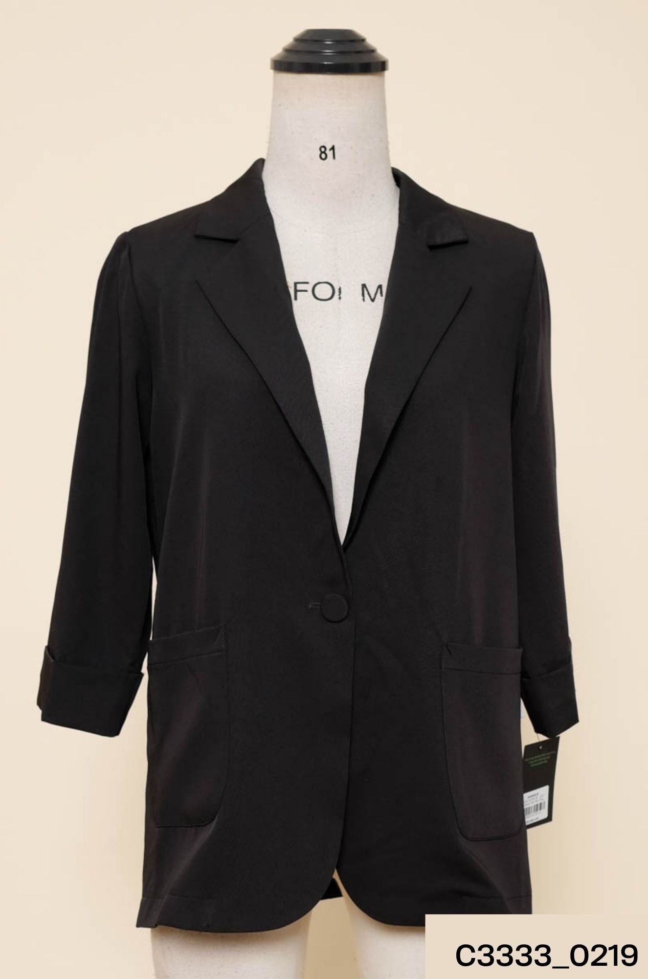 LECI- Áo blazer đen New Tags