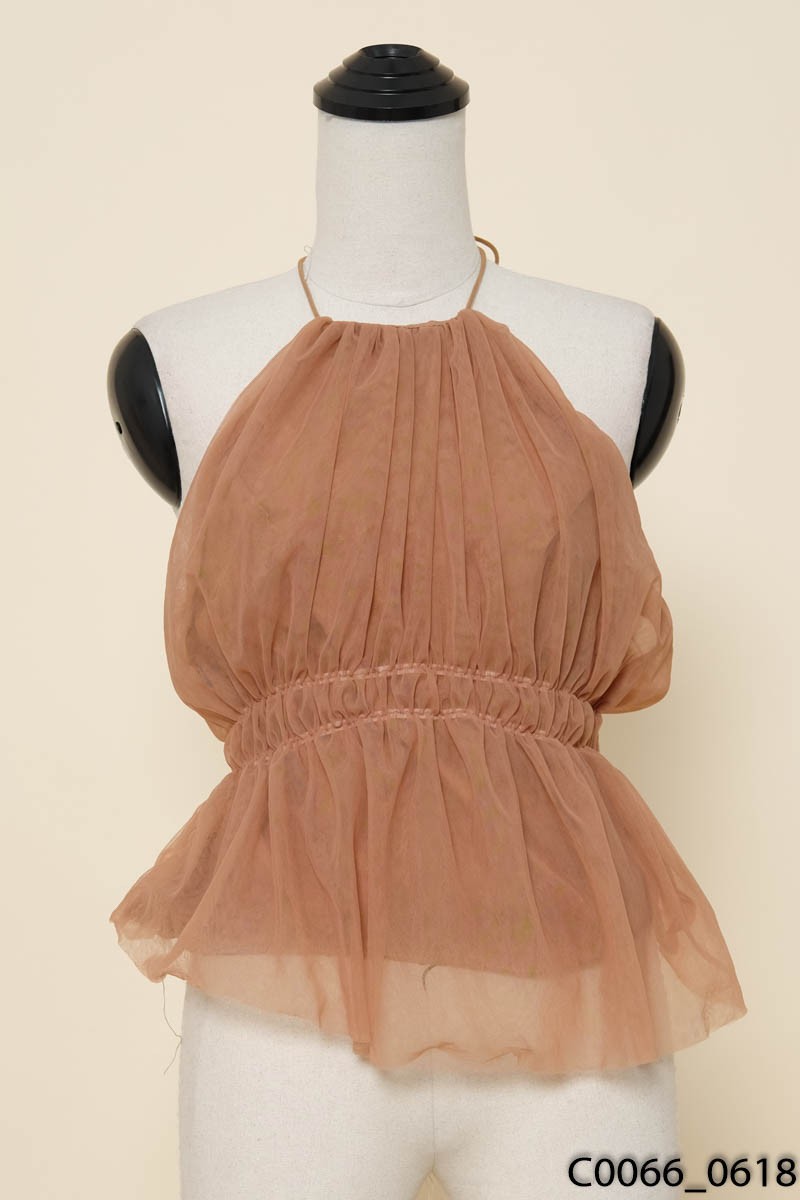RAINBOW BOUTIQUE- Áo yếm nâu