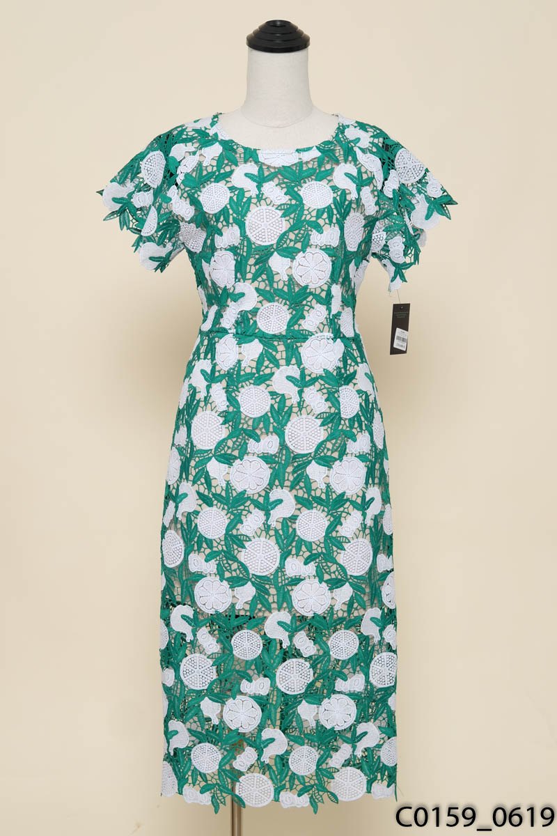 Đầm xanh New Tags