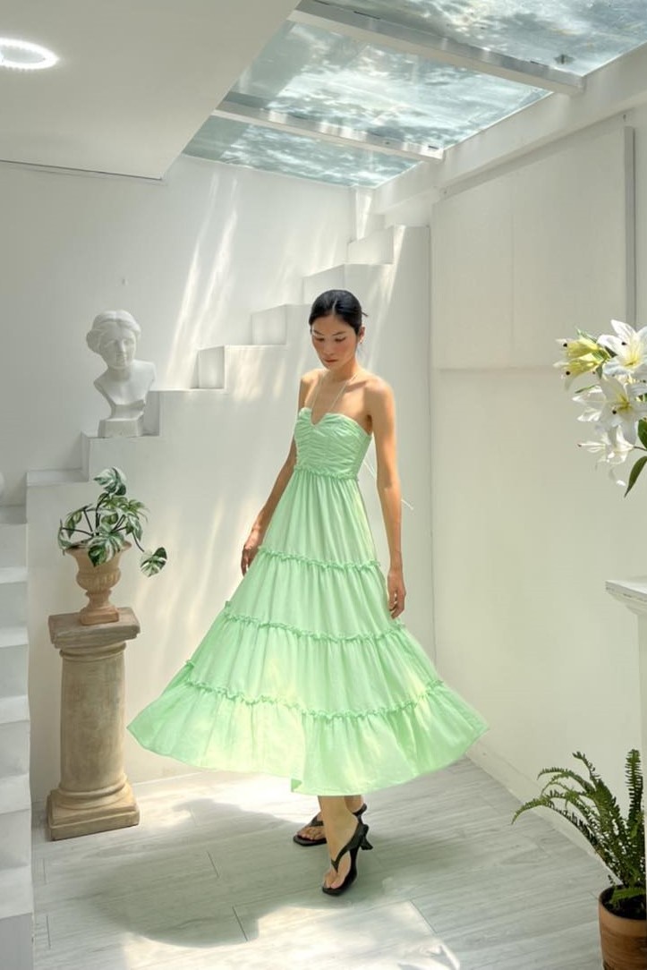 MADAMN- Đầm xanh