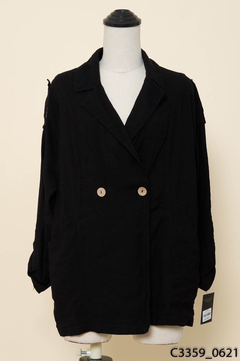 Áo blazer đen