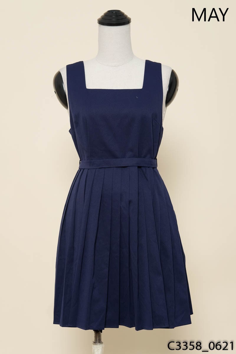 MAY - Đầm 2 dây xanh navy