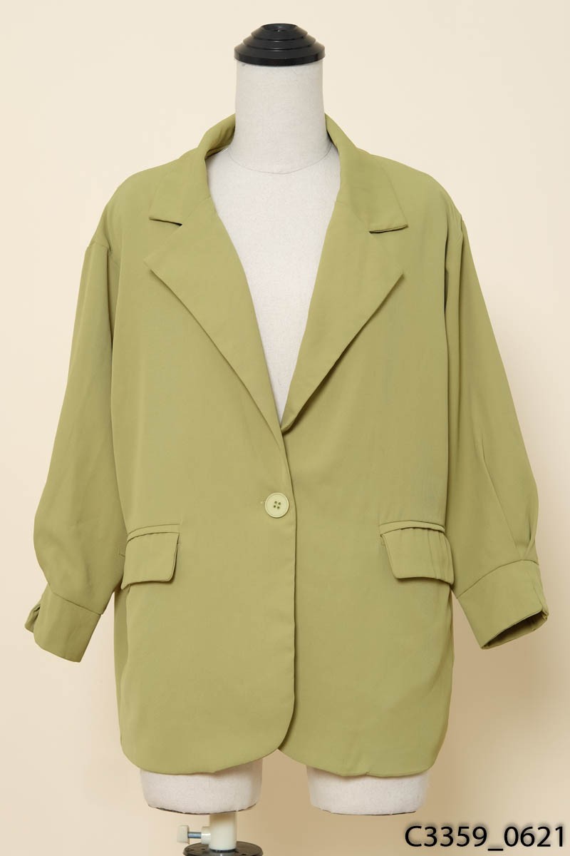 Áo blazer xanh cốm