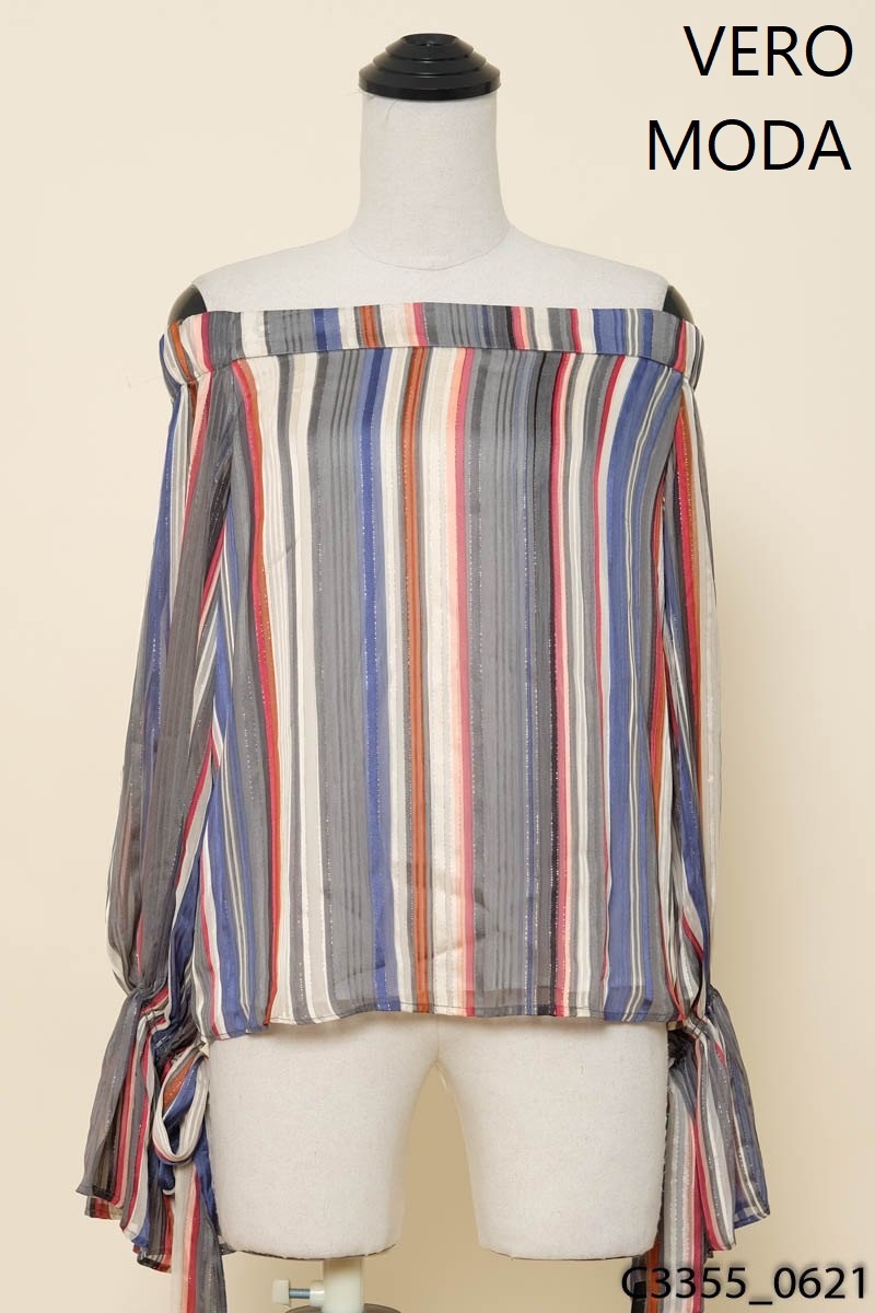 VERO MODA- Áo sọc màu