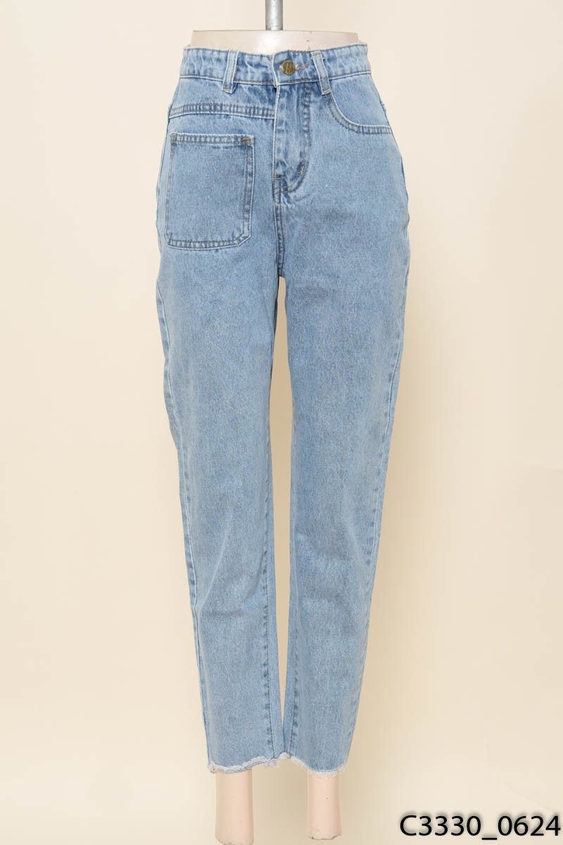 Quần jeans xanh