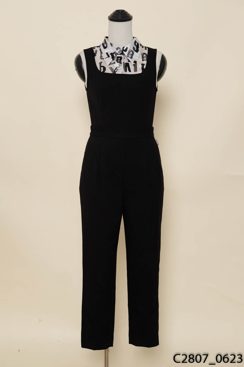 Jumpsuits đen sát nách Orchid New Tags