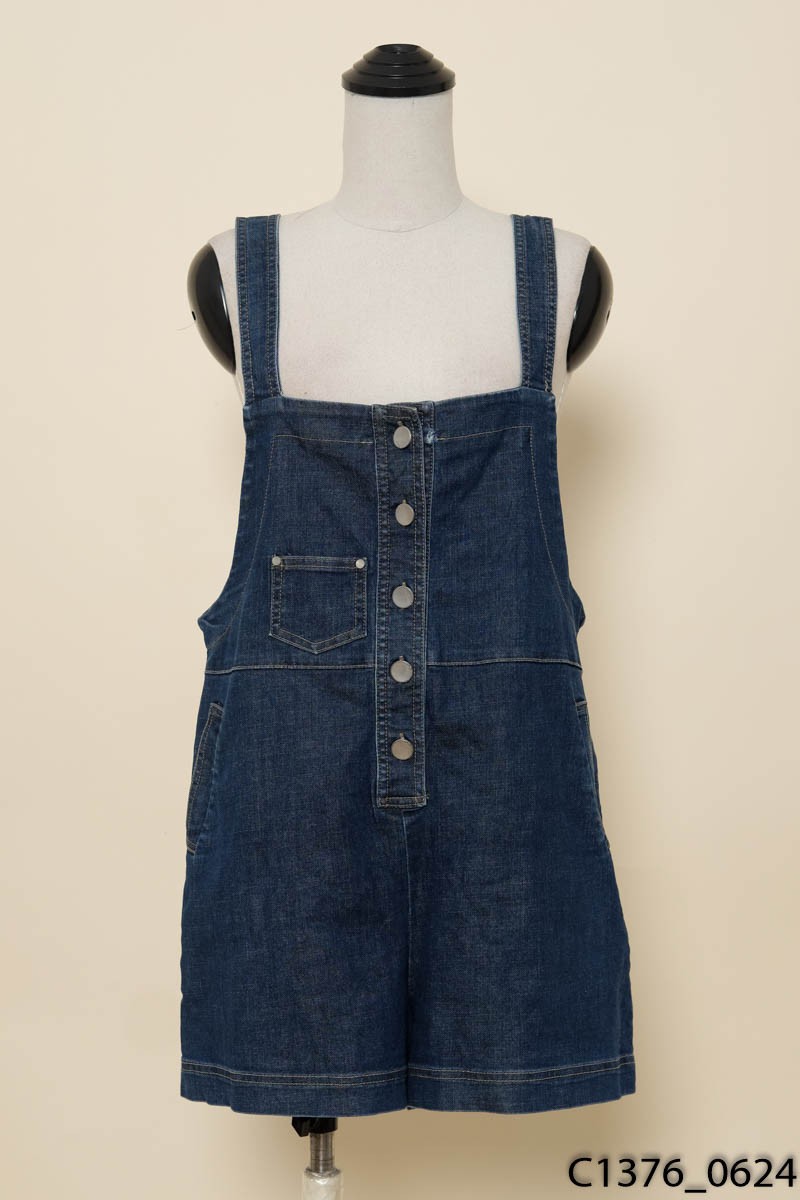 Quần yếm jeans xanh