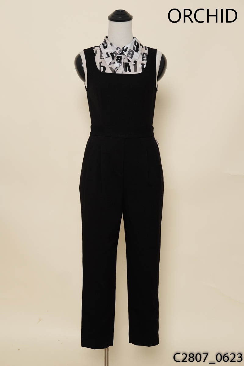 Jumpsuits đen sát nách Orchid New Tags