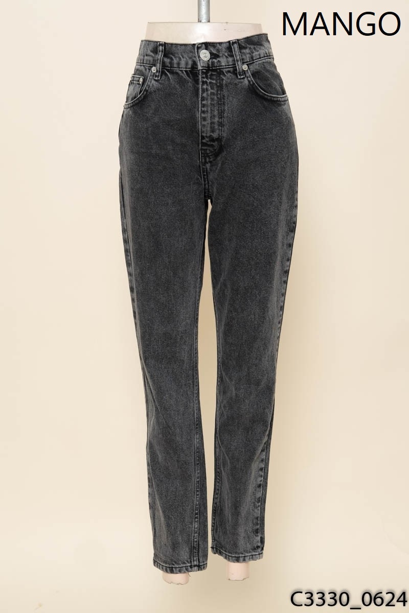 Quần jeans ghi phai Mango