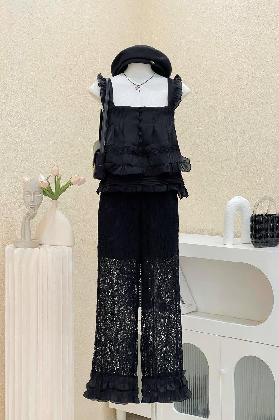 Set áo + quần đen
