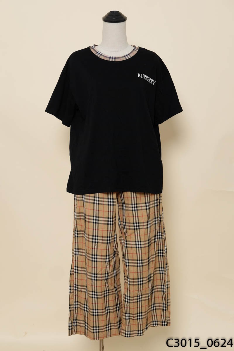 Set áo + quần đen nâu