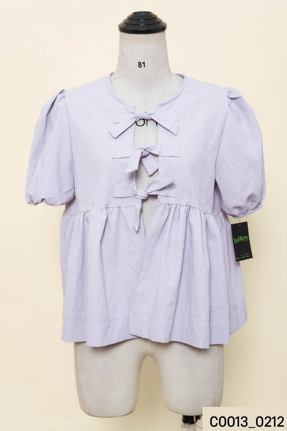 Áo babydoll tím