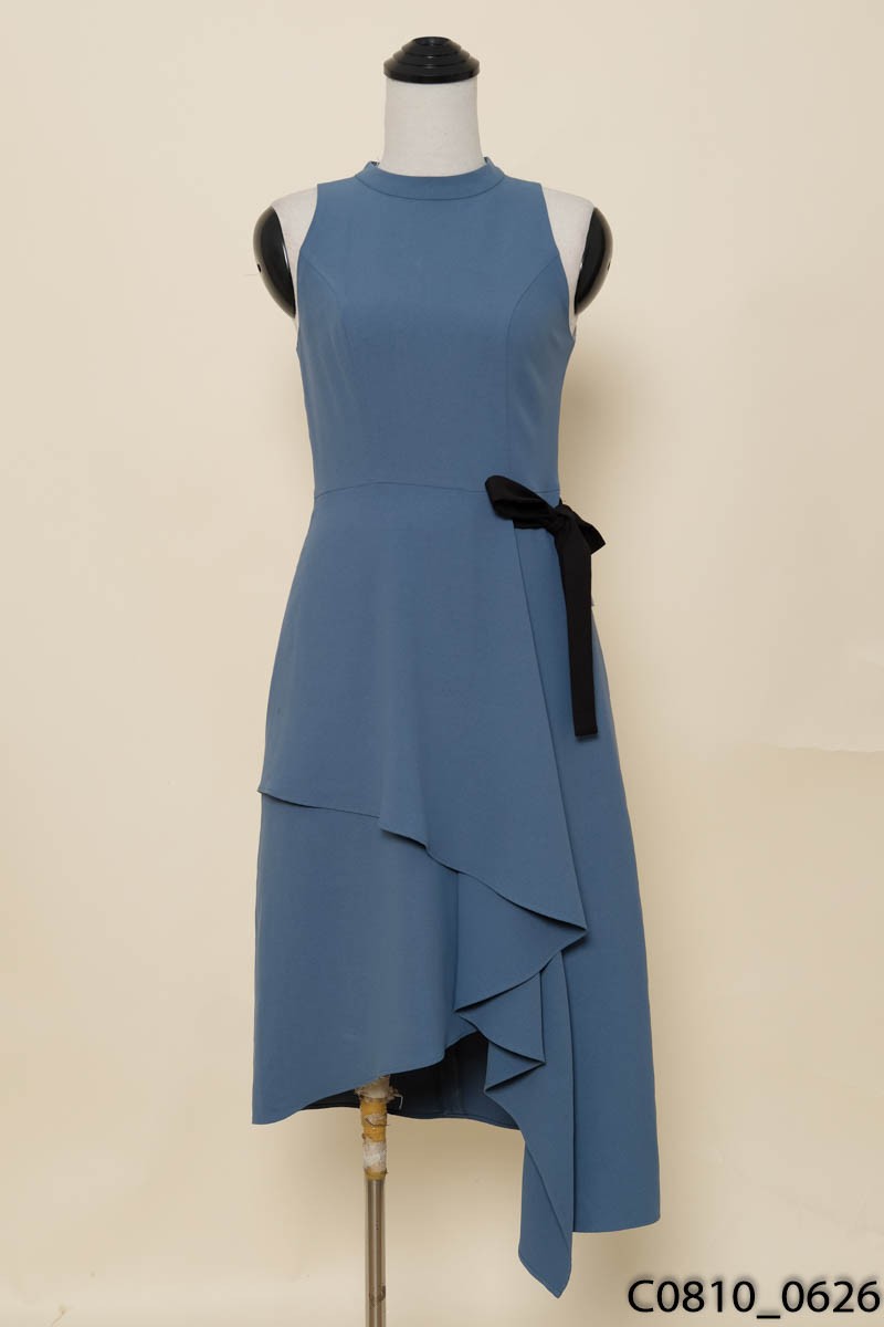 Đầm xanh sát nách D.Chic