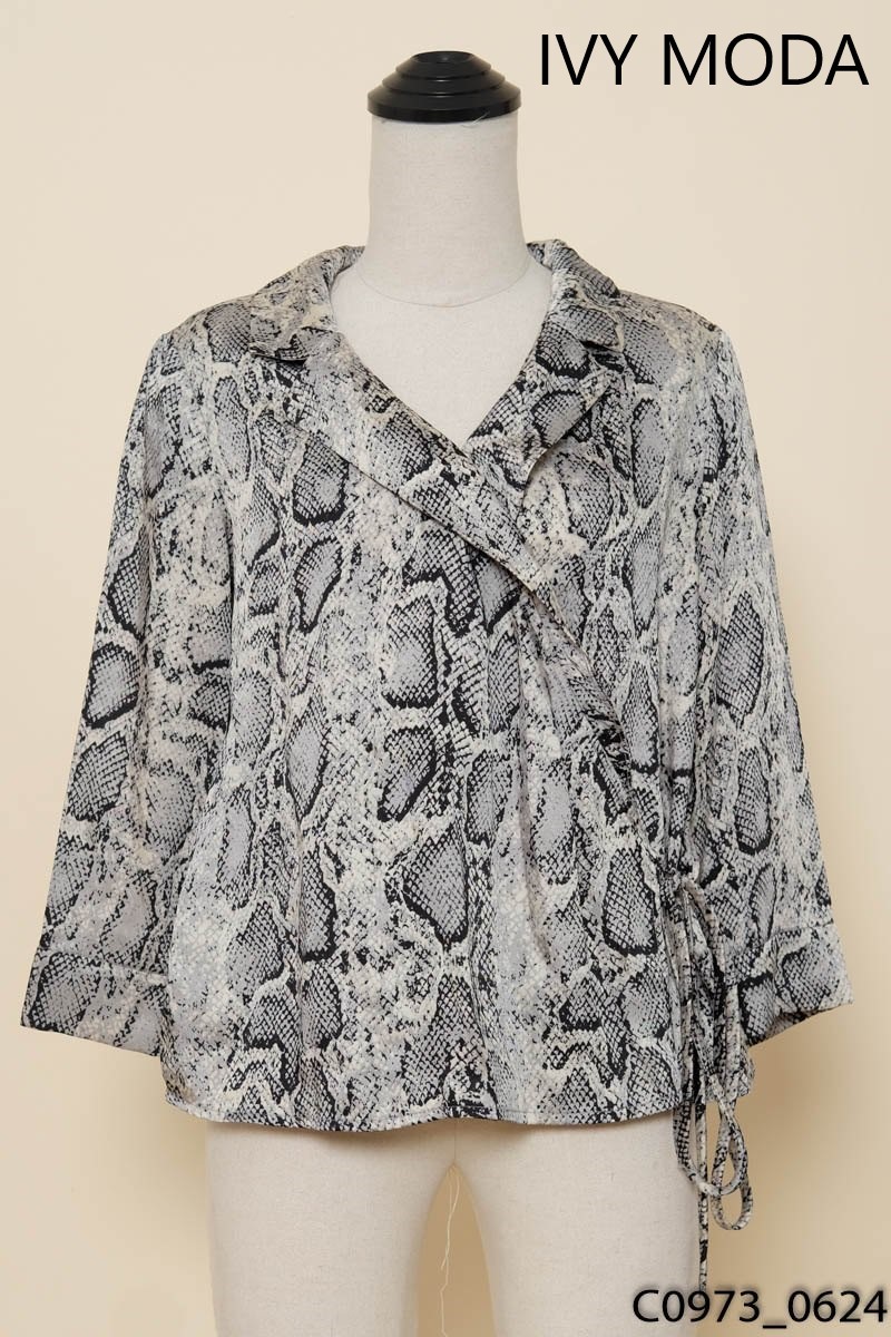 Áo lụa da rắn Ivy Moda