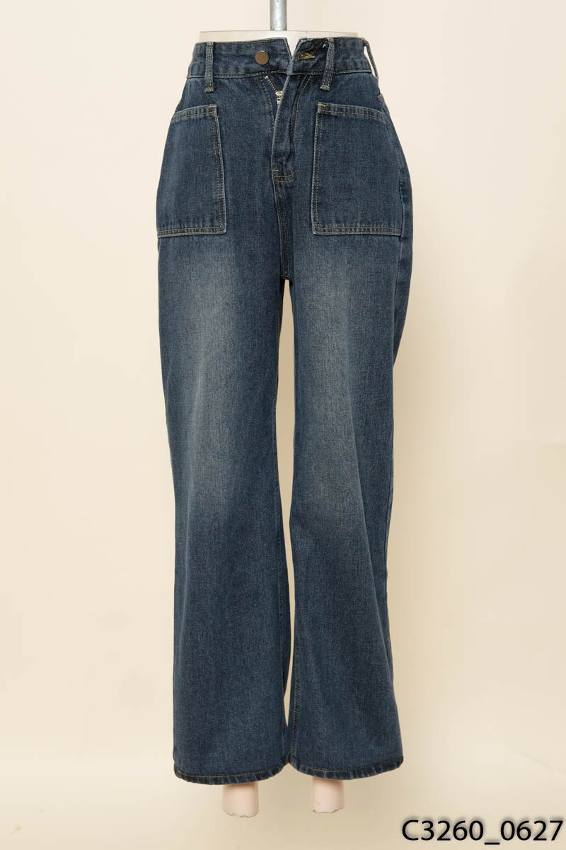 Quần jeans xanh đậm