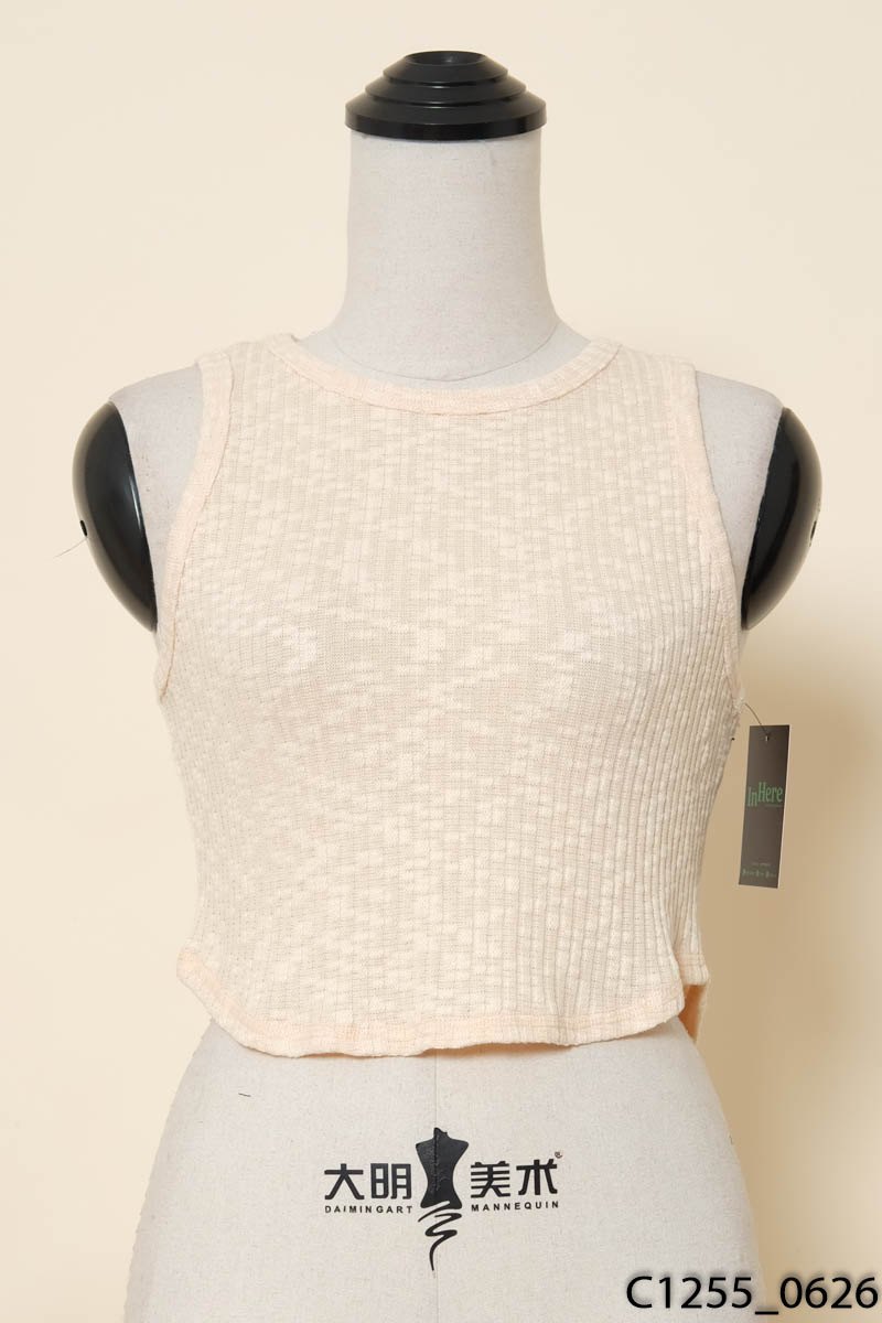GAGOBRAND - Áo ba lỗ hồng nhạt kèm khăn New Tags