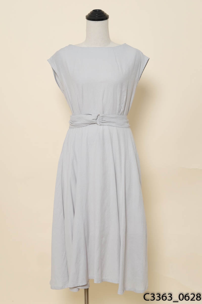 TUTU STORE - Đầm xanh kèm đai
