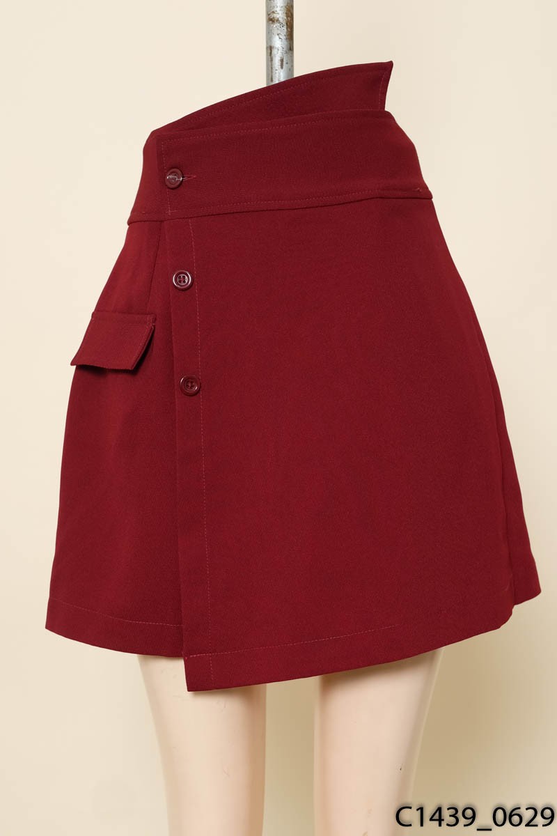 Quần shorts đỏ giả váy Rubies