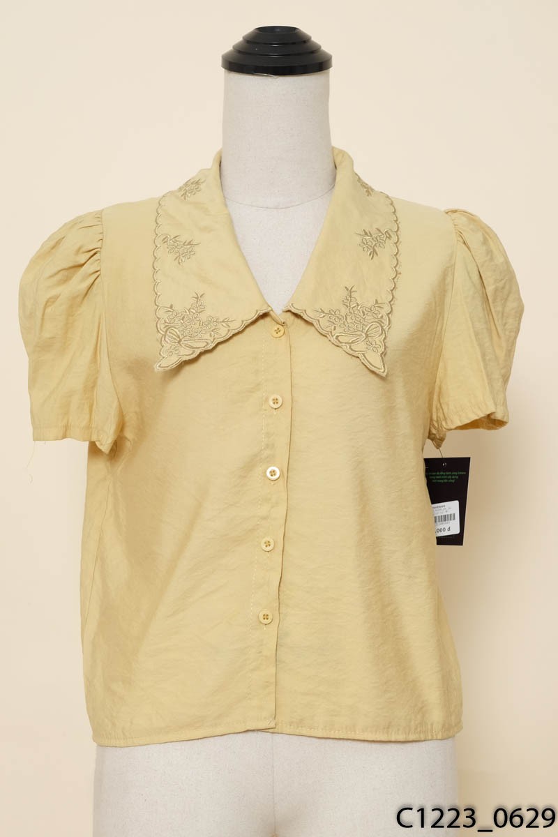 Áo vàng cộc tay