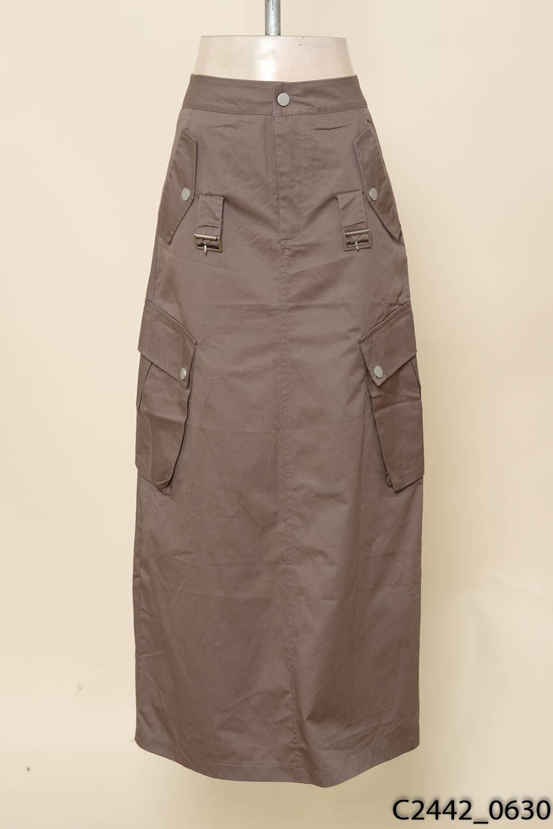 Chân váy màu nâu nhẹ New Tags
