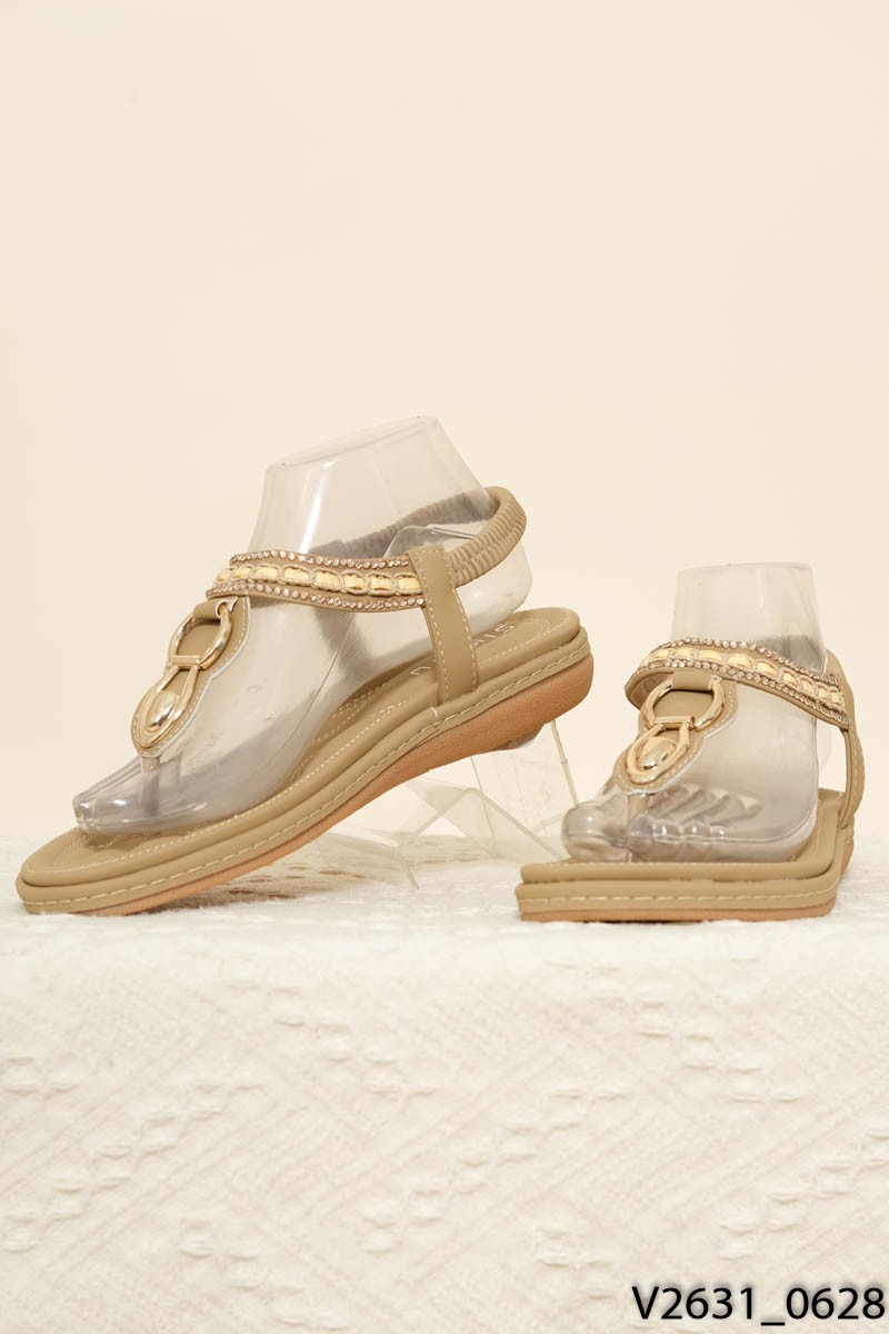 SIKETU- Sandal nâu xỏ ngón /FULLBOX, NEW