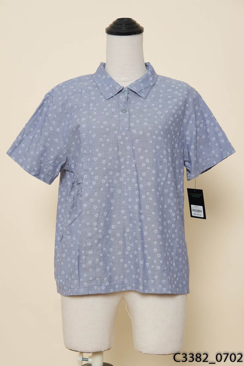 K'S CLOSET- Áo xanh hoa 14Y