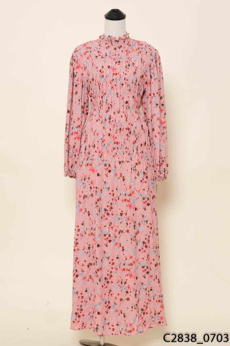 Đầm hồng chun Reserved New Tags