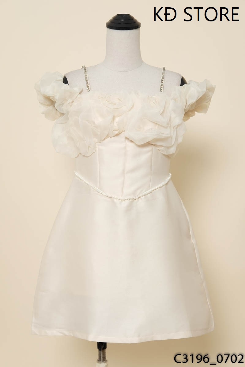 KĐ STORE- Đầm be dây đính hạt New Tags