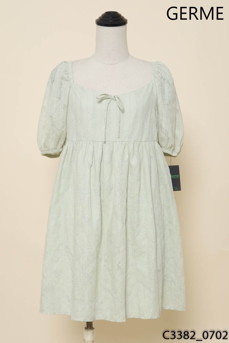 Đầm babydoll xanh Germe