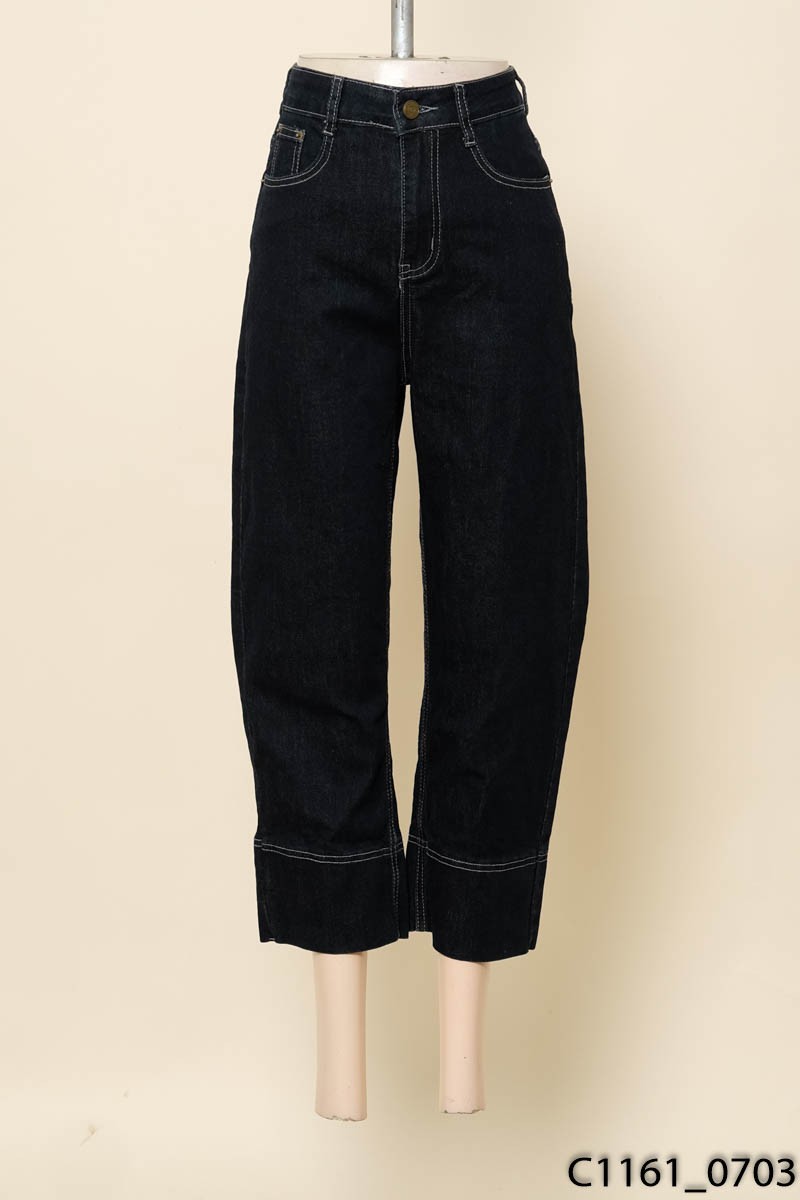 Quần jeans xanh đen