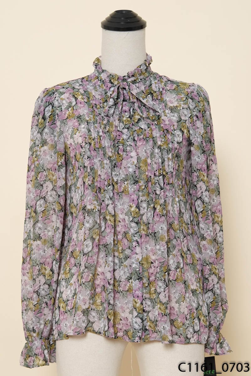 CATI CLOTHING - Áo hoa tím