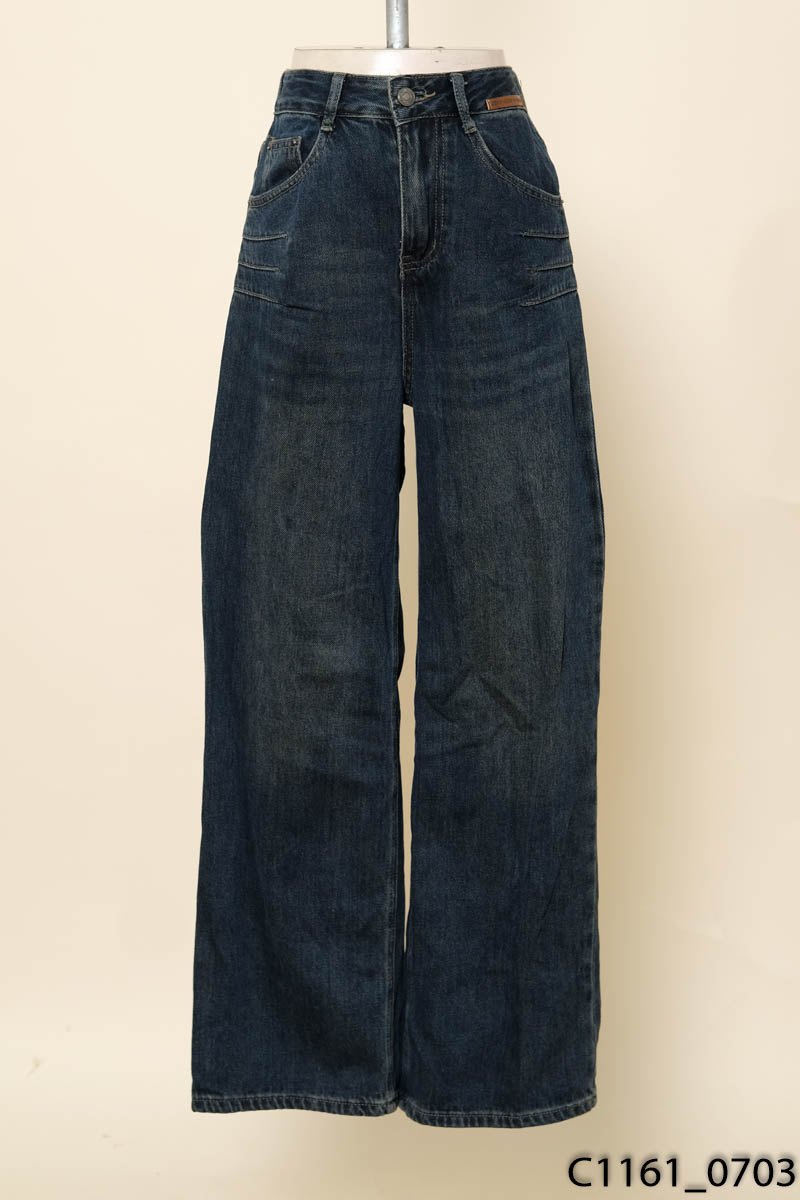 Quầng jeans xanh bạc